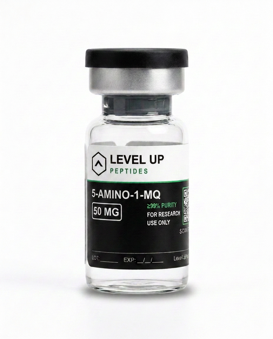 5-Amino-1-MQ research peptide vial