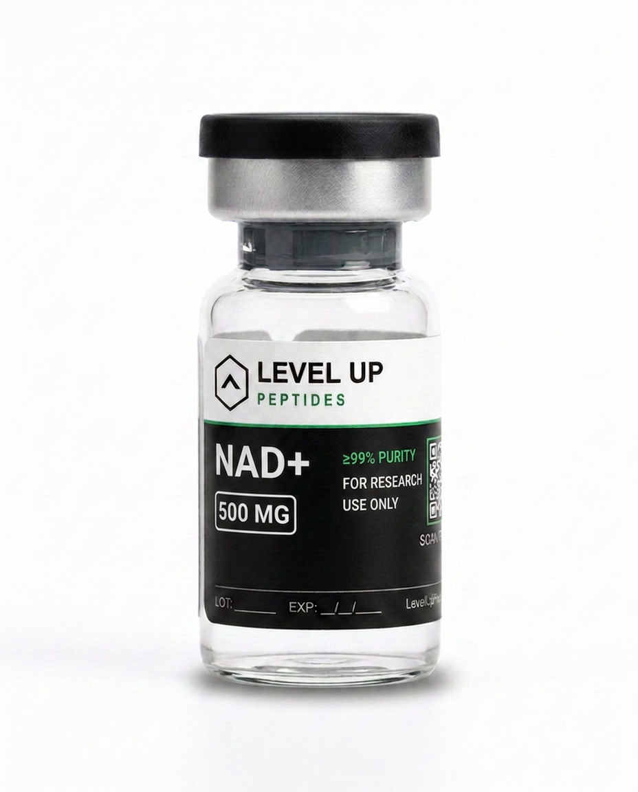 NAD+ research peptide vial